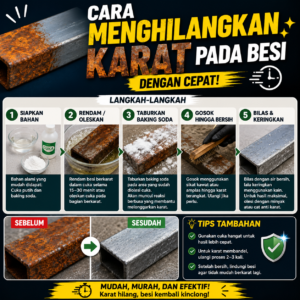 Read more about the article Cara Menghilangkan Karat Pada Besi Dengan Cepat